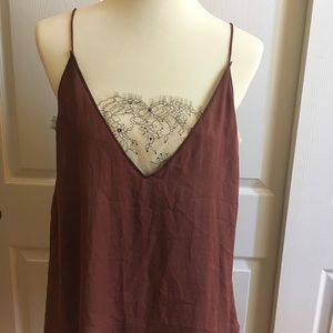 Free People Deep V Bandeau Cami